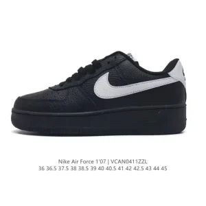 Nike Air Force 1 '07 Low White Leather Sneakers