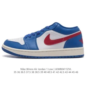 Jordan Air 1 Low Retro Classic Leather Basketball Shoes