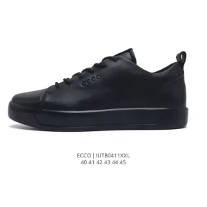 ECCO 2024 New Men's Casual Leather Shoes - British Style Premium Italian Leather