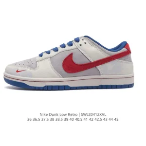 Nike Dunk Low DIY Custom Vintage Leather Sneakers