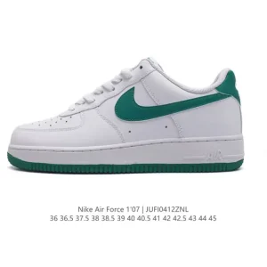 Nike Air Force 1 '07 Low White Leather Sneakers
