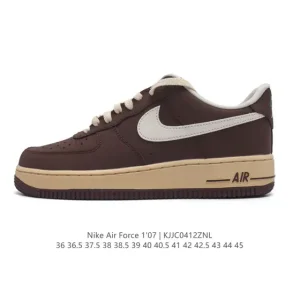 Nike Air Force 1 '07 Low White Leather Sneakers