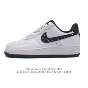 Nike Air Force 1 '07 Low White Leather Sneakers