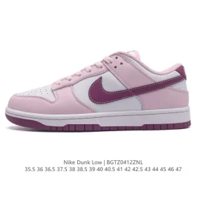 Nike Dunk Low Deconstructed Lace Up Vintage Leather Skate Shoes