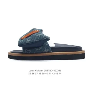 Louis Vuitton Slippers & Sandals - Classic Monogram Beach Slides