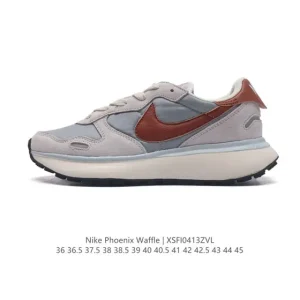 Nike Phoenix Waffle Retro Running Shoes - Chunky Sole Platform Sneakers