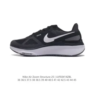 Nike Air Zoom Structure 25 Lightweight Running Shoes White Grey