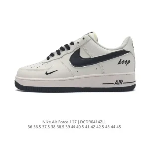 Nike Air Force 1 '07 Low White Leather Sneakers
