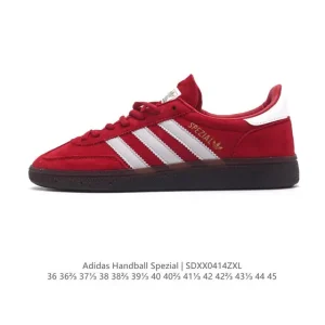 Adidas Handball Spezial Classic Retro Leather Sneakers for Men and Women