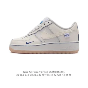 Nike Air Force 1 '07 Low White Leather Sneakers
