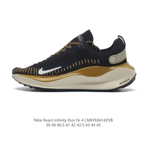 Nike Reactx Infinity Run 4 Cushioned Road Running Shoes with Air Unit