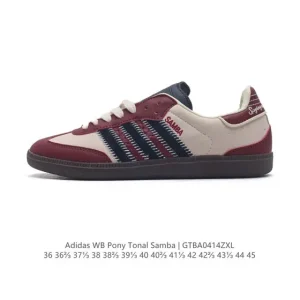 Adidas WB Pony Tonal Samba Sneakers Classic Three Stripes Retro Style