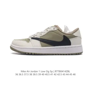 Nike Air Jordan 1 Low OG 'Military Blue' Reverse Swoosh - Men's & Women's Basketball Shoes