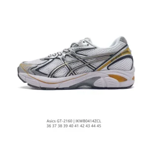 ASICS GT-2160 Gel Retro Running Shoes - Yellow & Black Silver