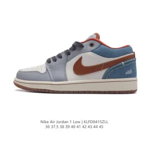 Jordan Air Jordan 1 Low Retro Classic Leather Sneakers