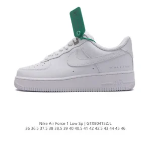 Nike Air Force 1 '07 Low White Leather Sneakers