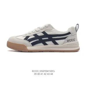 ECCO Men's Casual Sneakers - Lightweight Breathable Lace-Up Shoes