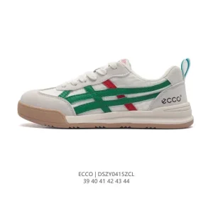 ECCO Men's Casual Sneakers - Lightweight Breathable Lace-Up Shoes with Air Cushion