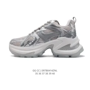 Golden Goose Dad-Star Luxury Leather Sneakers in Off-White