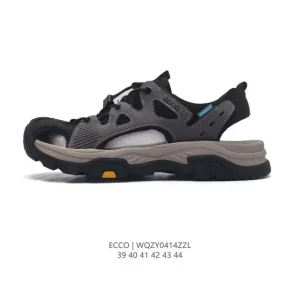 ECCO BIARRITZ Men's Adjustable Sandals - Breathable Lightweight Outdoor Beach Shoes