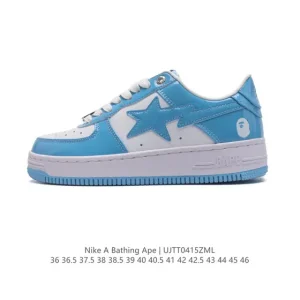 Bape x Nike Air Force 1 Low Camo Sneakers