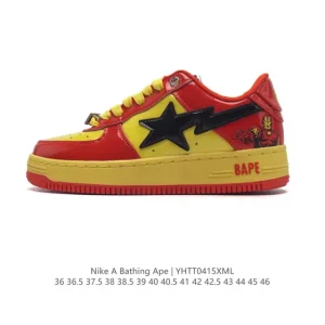 Bape x Nike Air Force 1 Sta Low Camo - Unisex Retro Sneaker with Air Sole