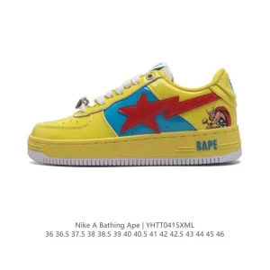 Bape x Nike Air Force 1 Sta Low Camo - Unisex Lifestyle Shoes