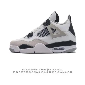 Jordan Air 4 Retro OG Black Cement Men's Basketball Shoes