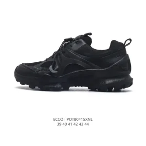 ECCO Men's Casual Sneakers - Lightweight Breathable Lace-Up Shoes with Air Cushioning