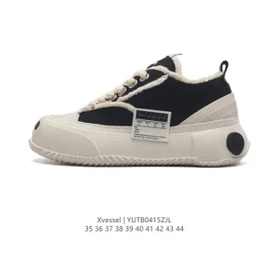 XVESSEL G.O.P. High Paisley Ddropping Deconstructed Canvas Platform Shoes