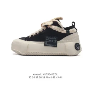 XVessel G.O.P. High Paisley Ddropping Deconstructed Platform Canvas Shoes