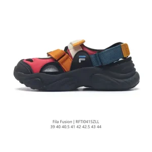 FILA Fusion Men's Chunky Sole Sandals - Retro Street Style Comfortable Breathable Shoes
