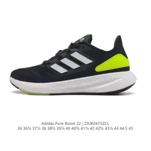Adidas Pureboost 22 Running Shoes for Men & Women - Boost Cushioning & Breathable Mesh