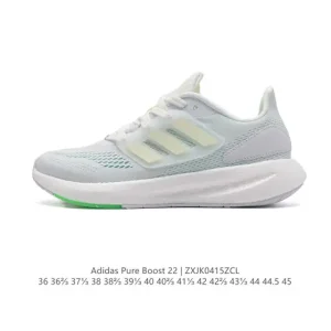 Adidas Pureboost 22 Running Shoes for Men and Women - Boost Cushioning & Breathable Mesh