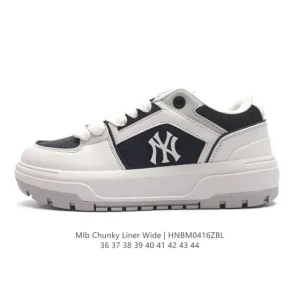 MLB Chunky Liner Mid Retro Streetwear Sneakers for Men and Women