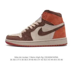 Jordan Air Retro High OG Leather Basketball Shoes