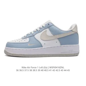 Nike Air Force 1 Low '07 White Leather Sneakers