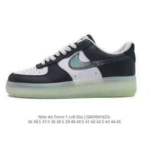 Nike Air Force 1 '07 Low White Leather Sneakers
