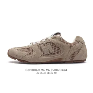 Miu Miu x New Balance 530 Sl Suede Leather Retro Running Shoes