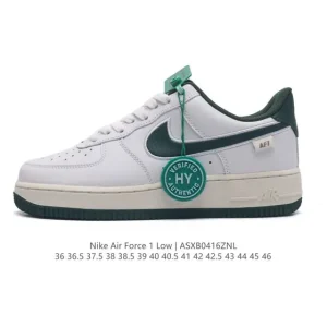 Nike Air Force 1 '07 Low White Leather Sneakers
