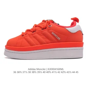 Moncler x Adidas Originals Superstar Thick Sole Platform Sneakers