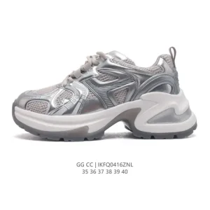 Golden Goose Dad-Star Vintage Leather Sneakers
