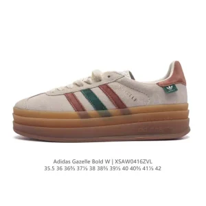 Adidas Gazelle Bold Retro Thick Sole Sneakers