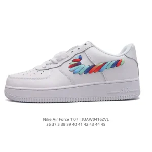 Nike Air Force 1 '07 Low White Leather Sneakers
