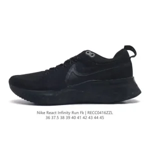 Nike React Infinity Run Fk Men and Women Running Shoes Lightweight Breathable Cushioning