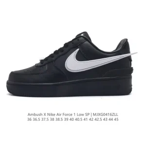 Off-White x Nike Air Force 1 '07 Low S Ambush Collaboration Sneaker