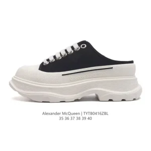 Alexander McQueen Sole Sneaker Women's White Thick Sole Platform Shoes