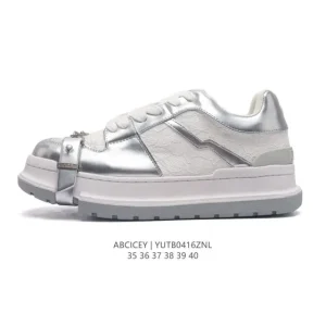 Abcicey Chinese Style Chunky Platform Sneakers for Women