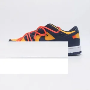 Off-White Dunk Low Leather Deconstructed Double Laces SB Skate Shoe