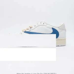 Nike Air Jordan 1 Low OG 'Military Blue' Reverse Swoosh - AJ1 Low Basketball Shoe